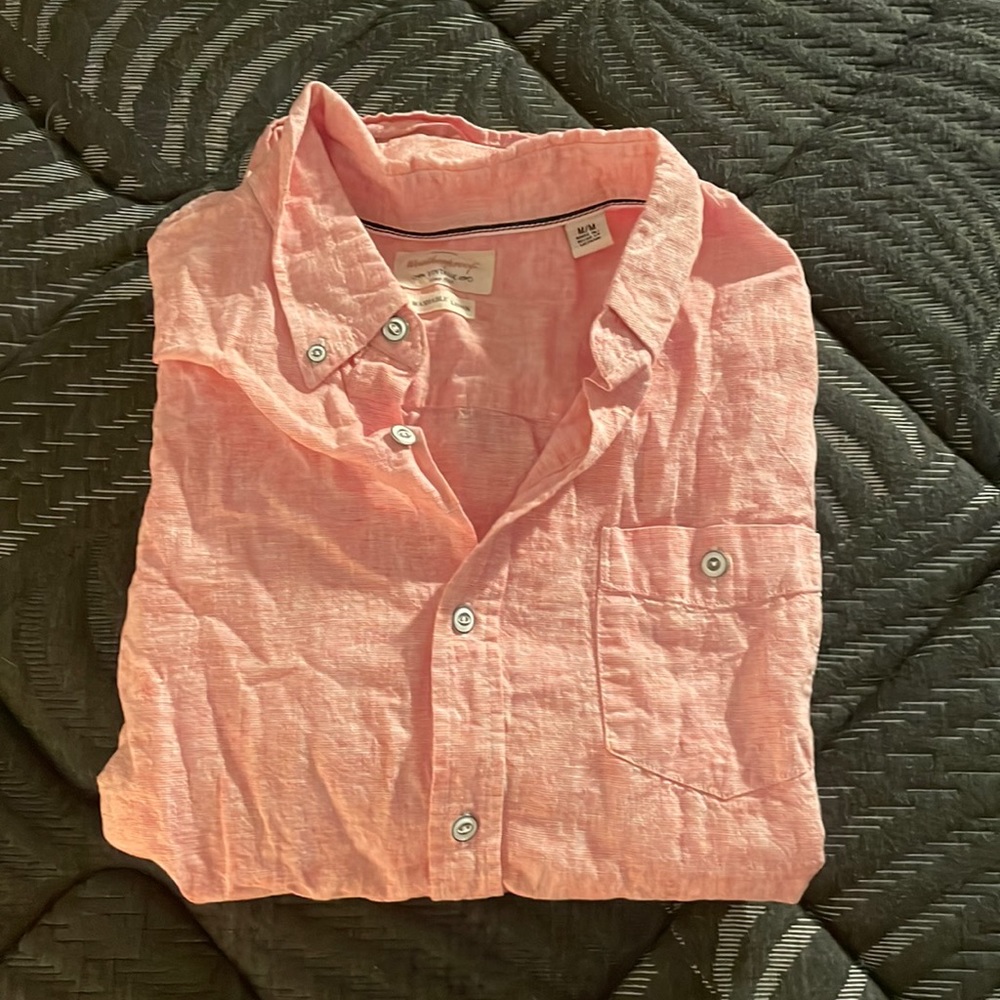 Salmon Pink Buttdown Shirt